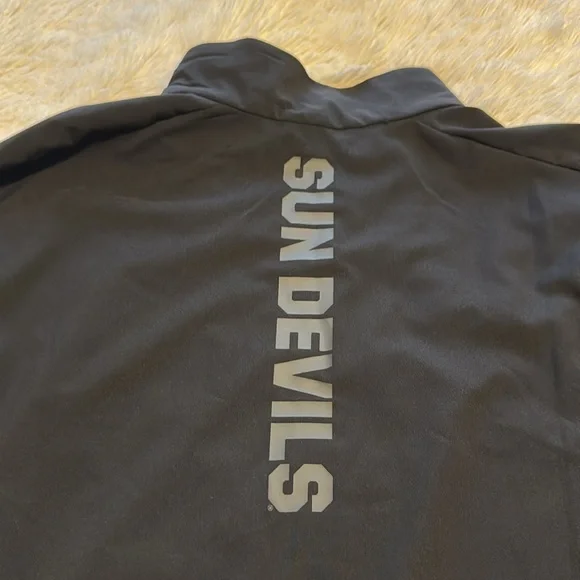 Adidas Arizona State GameMode Windbreaker Jacket Black 1/2 Zip XL NWT - Picture 12 of 13